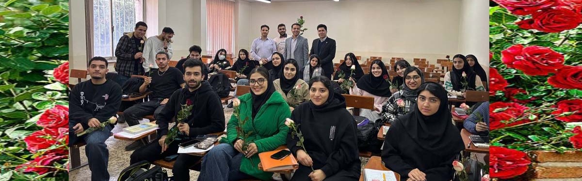 اهدا گل و هدیه فرهنگی همزمان با روز دانشجو